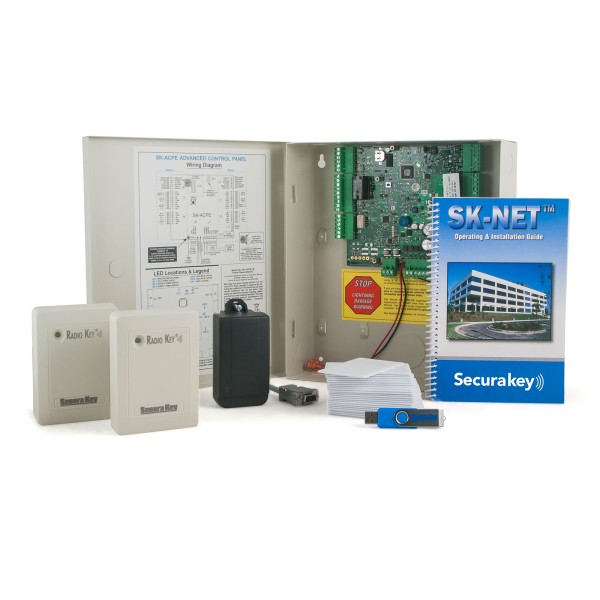 Secura Key SYSKIT2 Access Control Kit, 2 Switchplate Readers, Includes Molded Cards