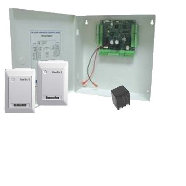 Secura Key SYSKIT-4 Two-Door LF Access Control Add-On Kit With 2 Switchplate Readers (No Cards)