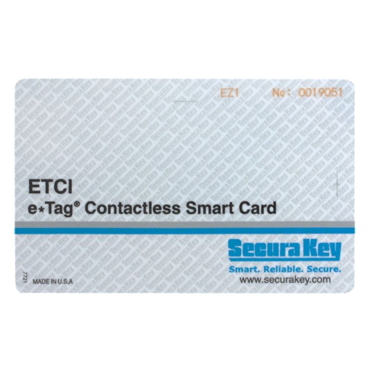 Securakey ETCI04 ISO Cards, Encrypted Wiegand Data Front