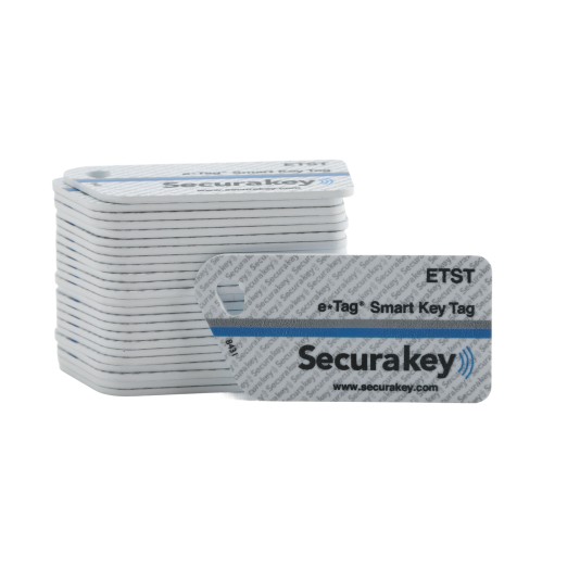 Secura Key ETST03-25 2K Bit Memory Standard Smart Key Tag w/ Laser Numbering (25 Tags) (Card_Key Tag)