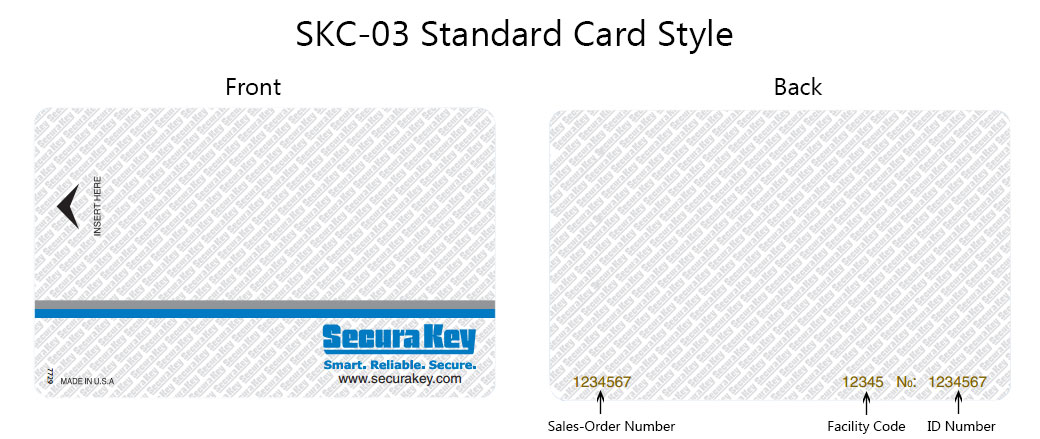 SKC-03 Standard Card Style