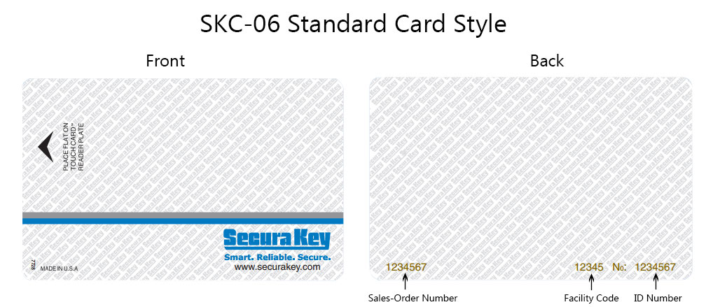 SKC-06 Standard Card Style